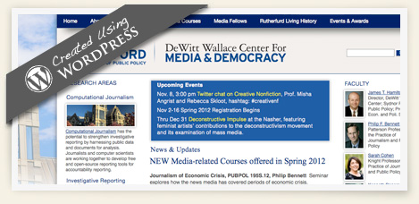 DeWitt Wallace Center For Media and Democracy, Duke Sanford School of Public Policy