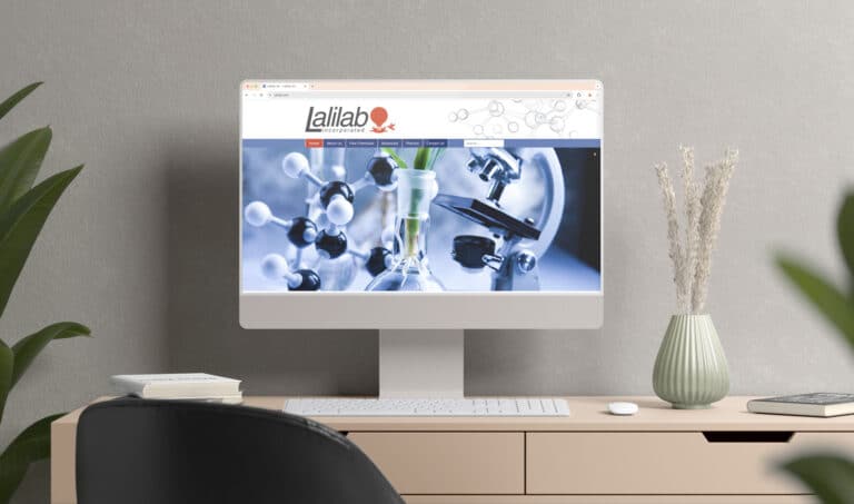 Lalilab 1 website design by Penner Web Design