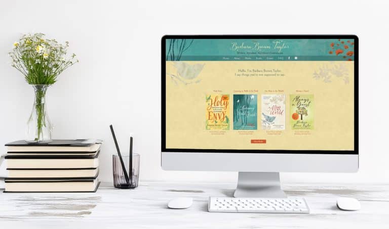 Barbara Brown Taylor author website by Penner Web Design
