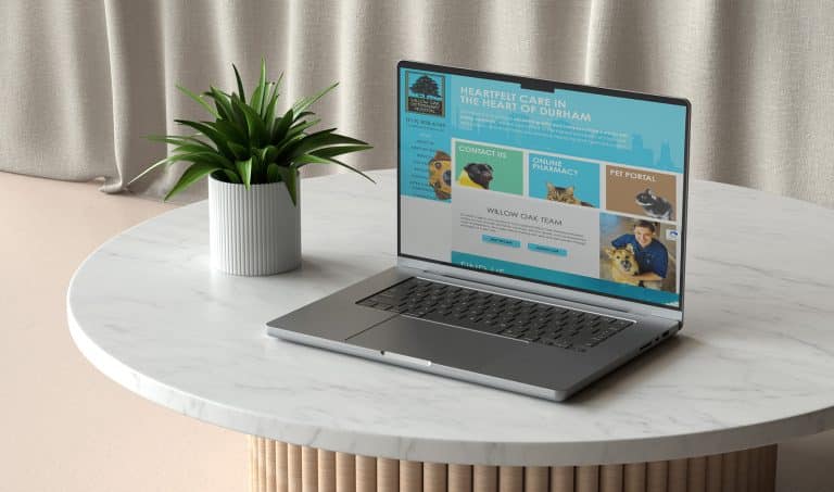 Willow Oak Desk website design by Penner Web Design